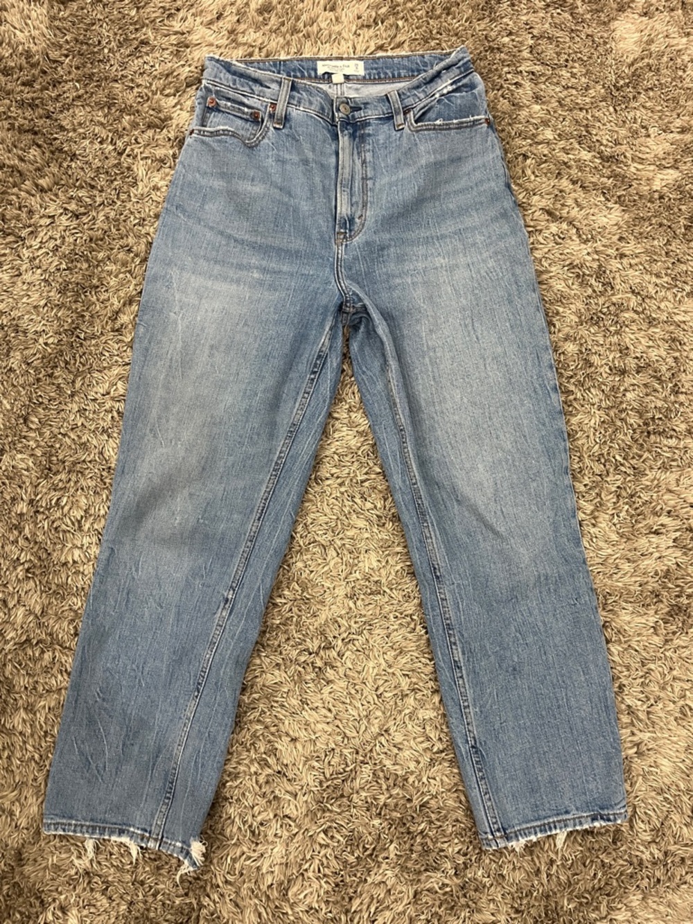 Abercrombie & Fitch Women's “The Ankle Straight”. Ultra high rise